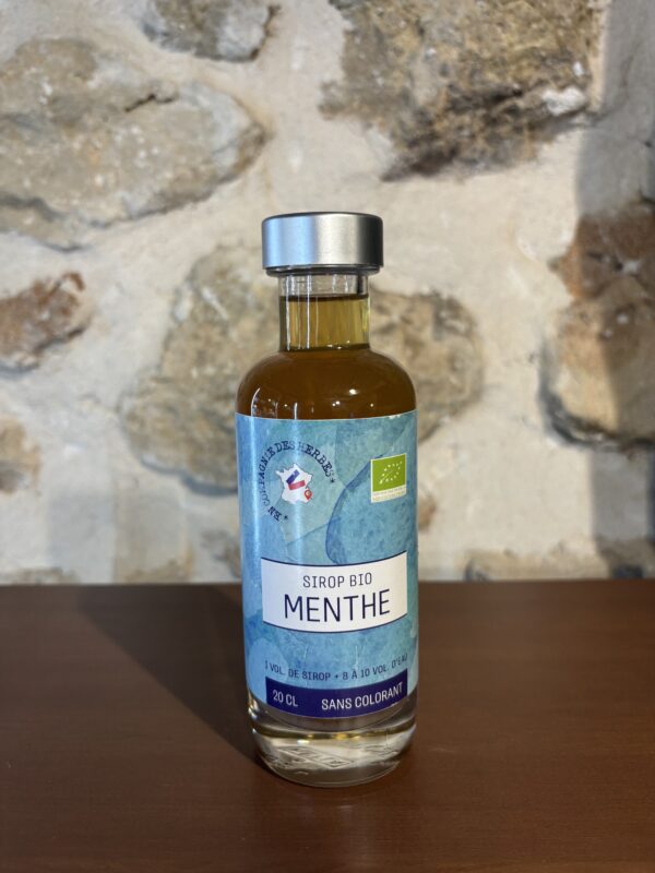 Sirop Bio Menthe – 20 cl