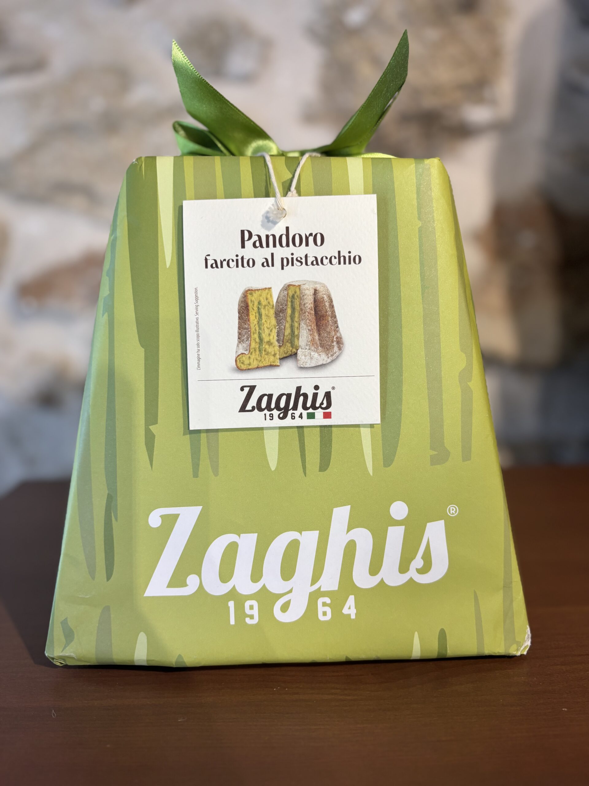 Pandoro farci au pistache – Zaghis 1964